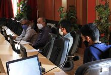 جلسه معاونت آموزشی با مسئولین آموزش دانشکده ها در مورد سیستم مجازی LMS